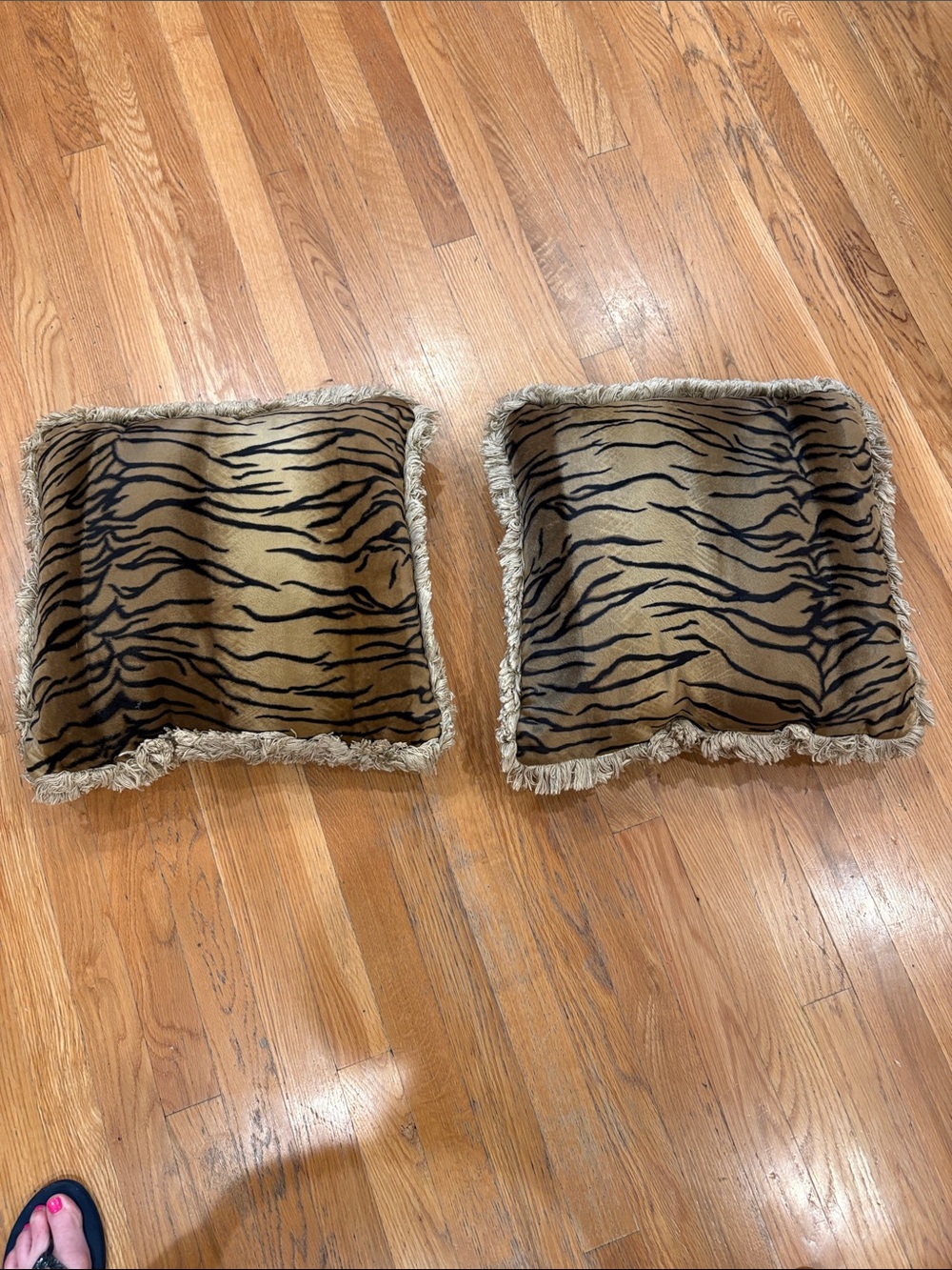 Pair of Pillows With Different Pattern On Both Sides